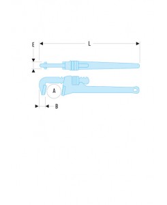 CLE SERRE-TUBE GROS EFFORT 10'