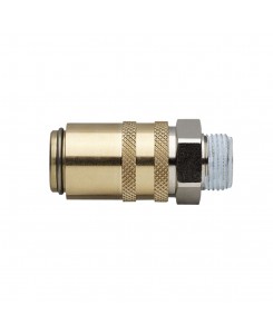 Coupling, Male 1/2 Valved