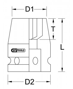 Douille à chocs TORX®...