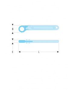 CLE A TUYAUTER A CLIQUET 22MM