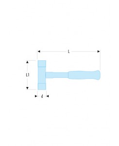 MASSETTE SS REBOND EMBOUT 50MM