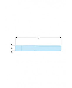 BURIN PROFIL CST -LONG. 220 MM