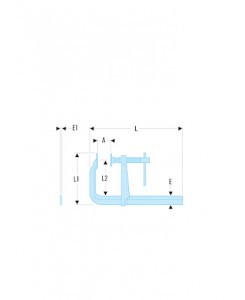 SERRE-JOINT A POMPE 30CM LARGE