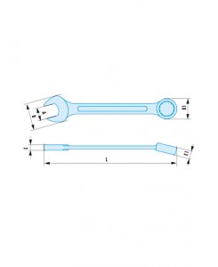 CLE MIXTE METRIQUE 10 SR