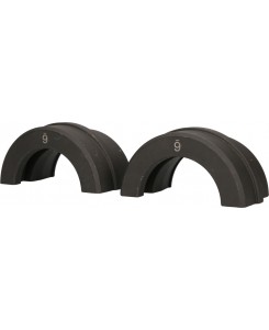 Paire de coquilles diam  84 mm