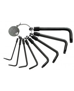 JEU ANNEAU 8 CLES MALES TORX