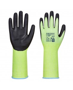 Green Cut Glove Long Cuff