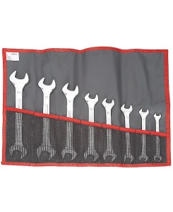 JEU DE 8 CLES A FOURCHE EN MM