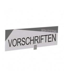Bandeau design VORSCHRIFTEN...
