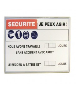 Panneau magnétique SECURITE...