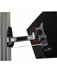 Bras pivotant fixation sur...