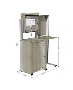 MOBIPOST 550B INOX l 1232 x...