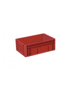 Bac en plastique rouge l...