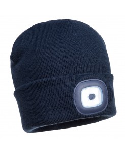 Rechargeable Twin LED Beanie