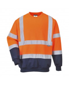 Two Tone Hi-Vis Sweatshirt
