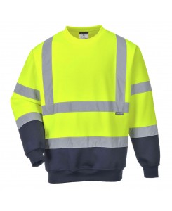 Two Tone Hi-Vis Sweatshirt