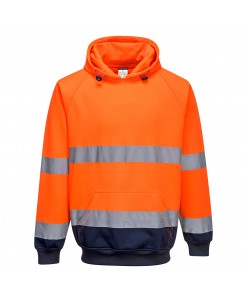 Two-Tone Hooded Sweatshirt