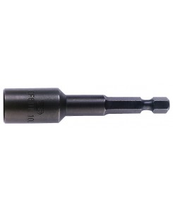 DOUILLE 1/4 MAGNET 6 PANS 10MM