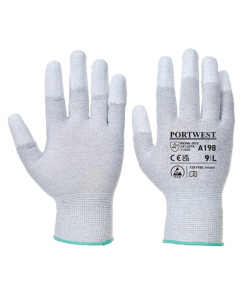 Antistatic PU Fingertip Glove