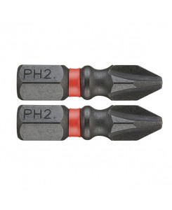 2 EMBOUTS 25 MM PH2 IMPACT