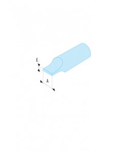 EMBOUT 1/4 FENTE 4,0 LONG 70MM
