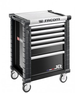 SERVANTE JETM3 6 TIROIRS NOIR