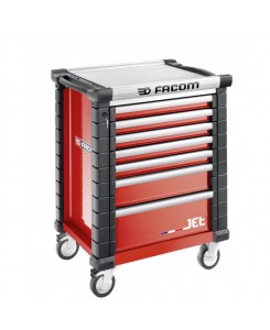 Servante JETM3 7 tiroirs rouge