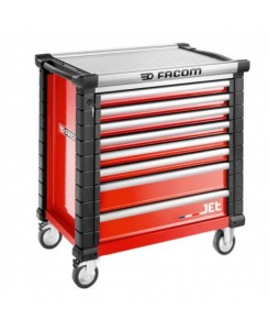 Servante JETM4 8 tiroirs rouge