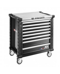 Servante JETM4 8 tiroirs noire