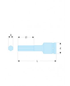 DOUILLE IMPACT 3/4' TVS...