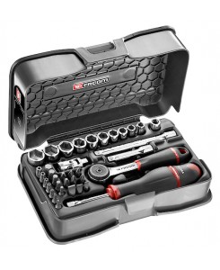 COFFRET DOUIL 1/4' 6P MM...