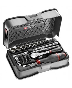 COFFRET DOUIL 1/4' 12P MM...