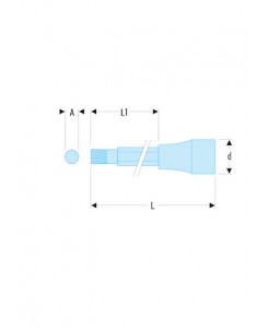 DOUIL-TVIS 1/2 T. LONG XZN M12