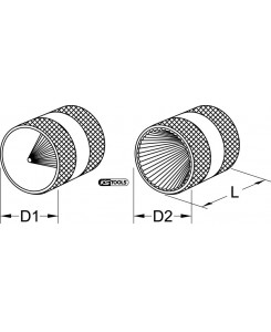 Ébavureur Inox, 10 - 35 mm