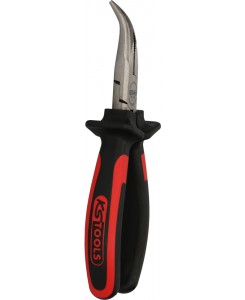 Pince à bec demi-rond coudé...