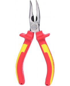 Pince à bec demi-rond coudé...