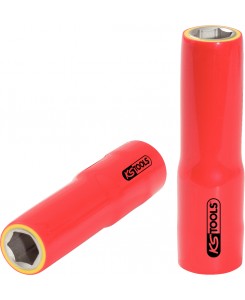 Douille longue isolée, 1/2...