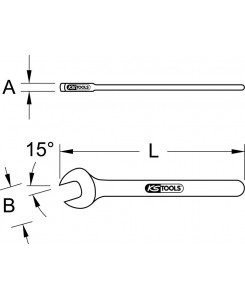 Clé à fourche à cliquet,...