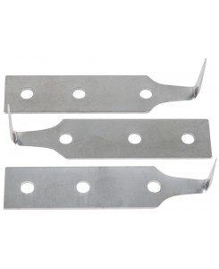 Jeu de 3 lames en inox, L....