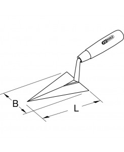 Truelle triangulaire