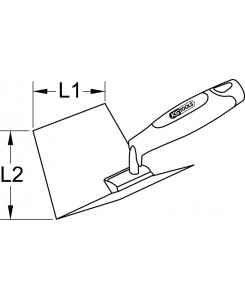 Truelle d'angle intérieur -...