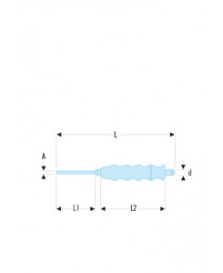 POINTEAU GAINE -DIAM.10MM