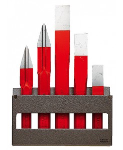 JEU 5 BURINS-BEDANES-STD METAL