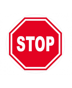 Panneau Stop - Rigide Ø300mm