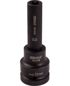 Douille à chocs TORX-E 1'',...