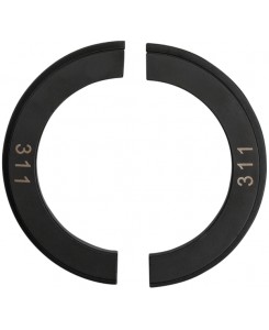 Paire de coquilles DIM  121 mm