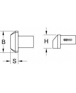 Tête à souder à...