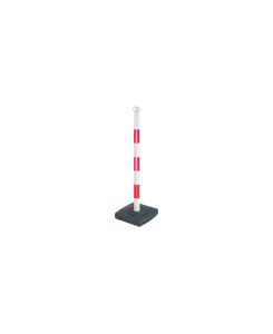 En PVC rouge/blanc....