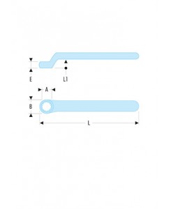 CLE POLYGONALE ISOLEE 10 MM