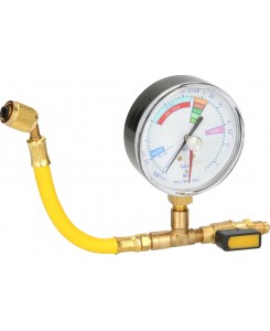 Manomètre avec valve d'arrêt
